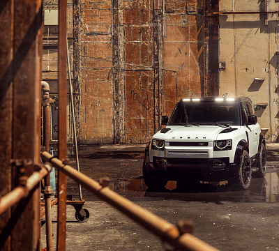 Фото дисков Vossen UV-X на Land Rover Defender II