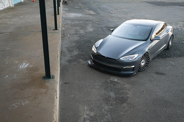 Фото дисков Asanti VICEROY Алмазная проточка на Tesla Model S