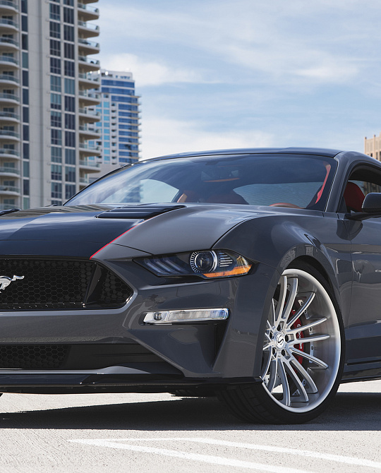 Фото дисков SV78 Глянцевый лак на Ford Mustang VII