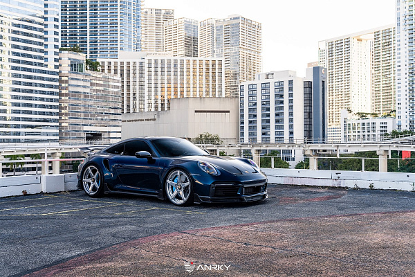 Фото дисков Anrky AN36-S Полированный лак на Porsche 911 VIII