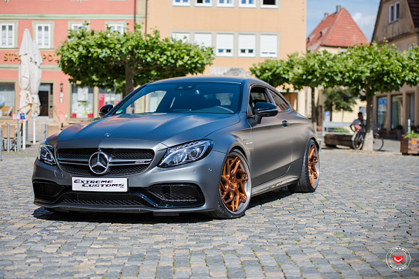 Фото дисков Vossen CG-209T (3-Piece) Глянцевая медь на Mercedes-Benz C-Class (W205)