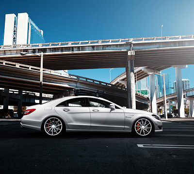 Фото дисков Vossen CVT на Mercedes-Benz CLS (C218)