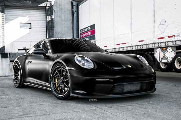 Фото дисков Savini SV10 Черный сатин на Porsche 911 VIII
