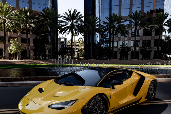 Фото дисков HRE 501 Черный сатин на Lamborghini Centenario