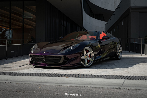 Фото дисков Anrky RS5.3 Полированный лак на Ferrari 812