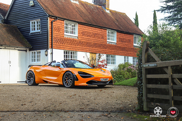 Фото дисков Vossen S17-01 Глянцевый темный лак на McLaren 720S