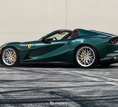 Фото дисков Anrky S1-X1 на Ferrari 812