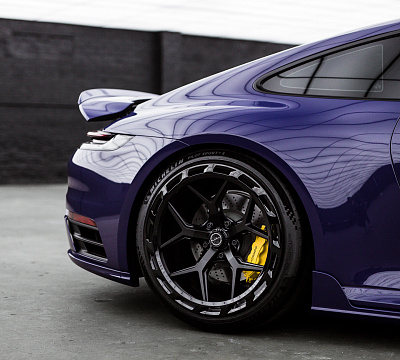 Фото дисков Brixton Forged PF7 Aerotech на Porsche 911 VIII