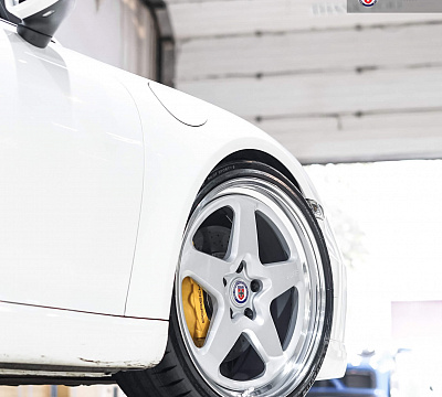 Фото дисков HRE 527 на Porsche 911 VII