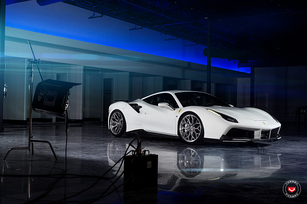 Фото дисков Vossen S17-01 Глянцевый тонированный лак на Ferrari 488