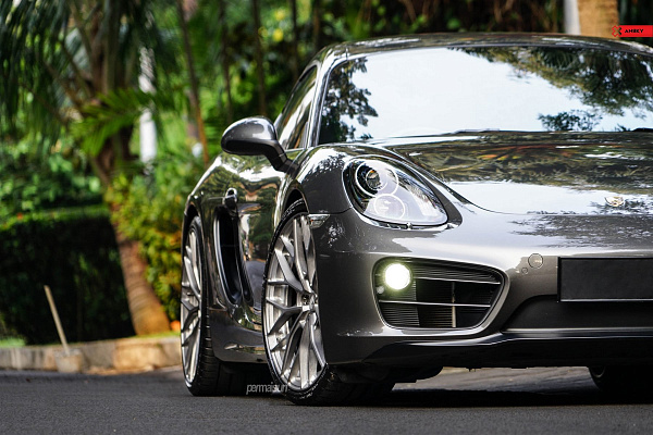 Фото дисков Anrky AN20 Глянцевый тонированный лак на Porsche Cayman II