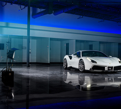 Фото дисков Vossen S17-01 на Ferrari 488