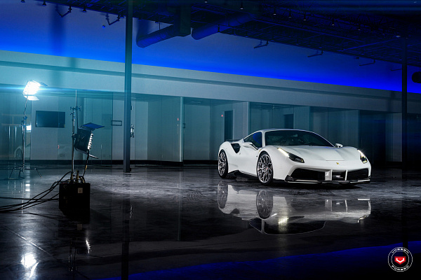 Фото дисков Vossen S17-01 Глянцевый тонированный лак на Ferrari 488