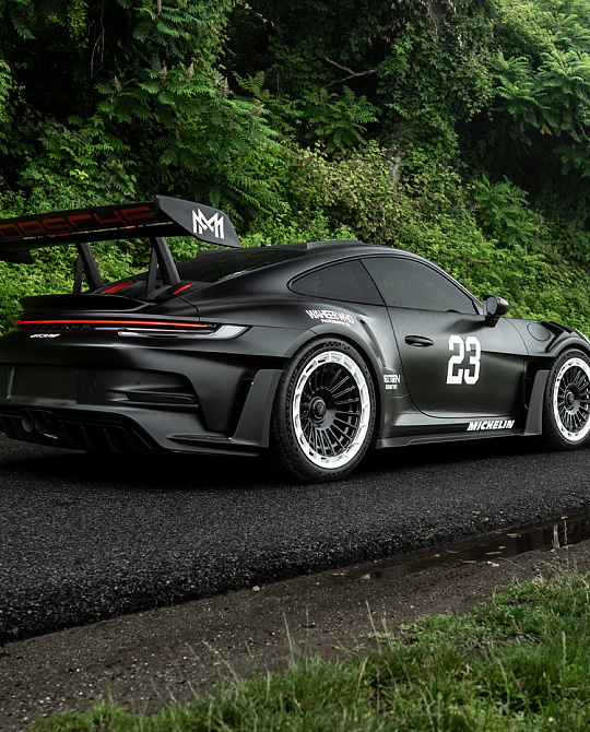 Фото дисков TR11 AERO1 Черный глянец на Porsche 911 VIII