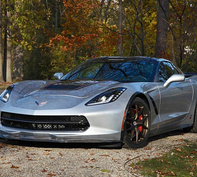 Фото дисков HRE P101 на Chevrolet Corvette C7