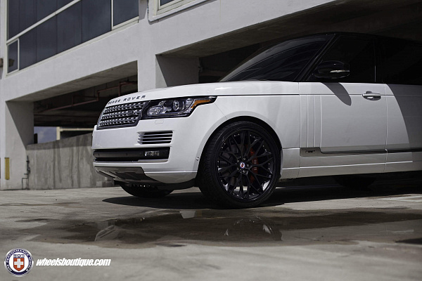 Фото дисков HRE S200 Черный сатин на Range Rover IV