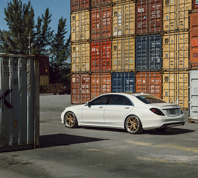 Фото дисков Vossen EVO-3 (3-Piece) на Mercedes-Benz S-Class (W222, C217)