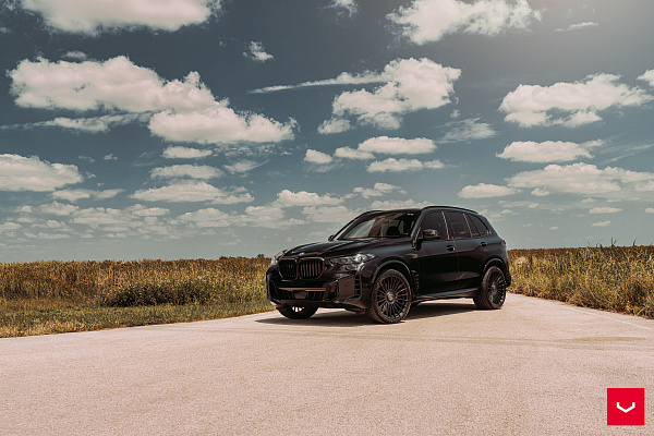 Фото дисков Vossen HF-8 Черный сатин на BMW X5/X5 M (G05/G18/F95)