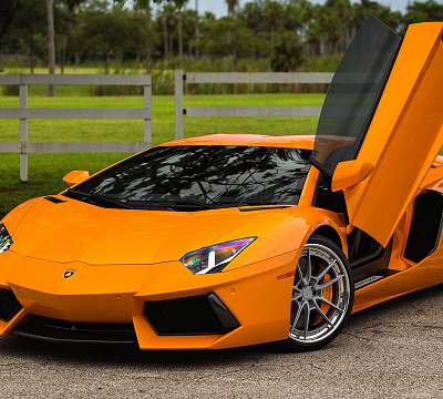 Фото дисков Anrky AN34 на Lamborghini Aventador