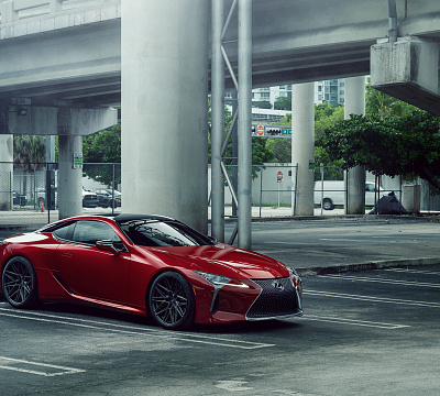 Фото дисков Vossen HF-7 на Lexus LC 500