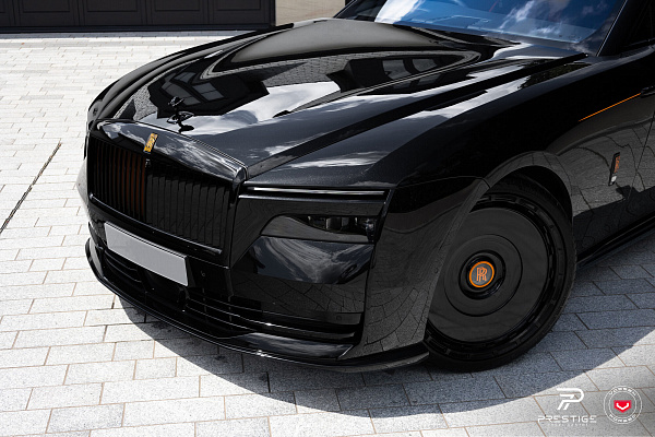 Фото дисков NOVITEC SP3 Черный глянец на Rolls-Royce Spectre