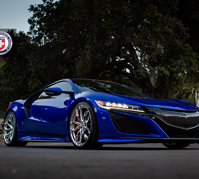 Фото дисков HRE P201 на Acura NSX II