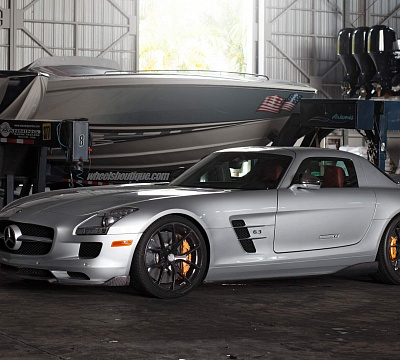 Фото дисков HRE P101 на Mercedes-Benz SLS AMG