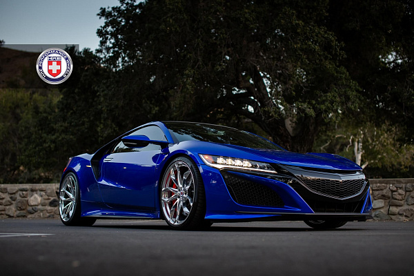 Фото дисков HRE P201 Полированный лак на Acura NSX II
