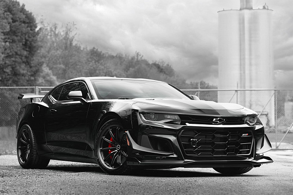 Фото дисков Brixton Forged R11-RS Черный сатин на Chevrolet Camaro VI
