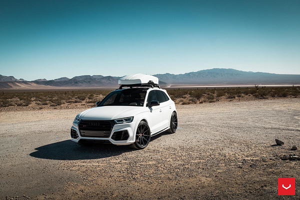 Фото дисков Vossen HF-3 Черный глянец на Audi Q5 (FY)