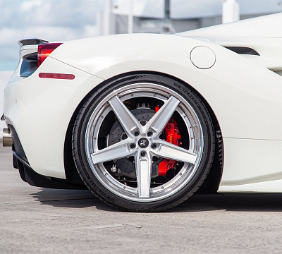 Фото дисков Anrky AN35 на Ferrari 488