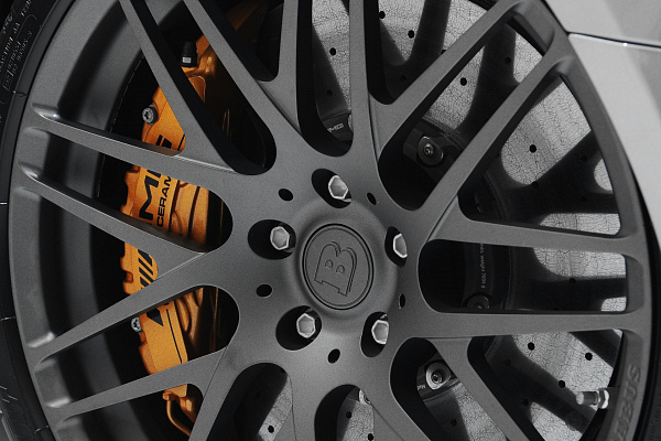 Фото дисков BRABUS Monoblock F (Platinum Edition) Матовый графит на Mercedes-Benz SLS AMG