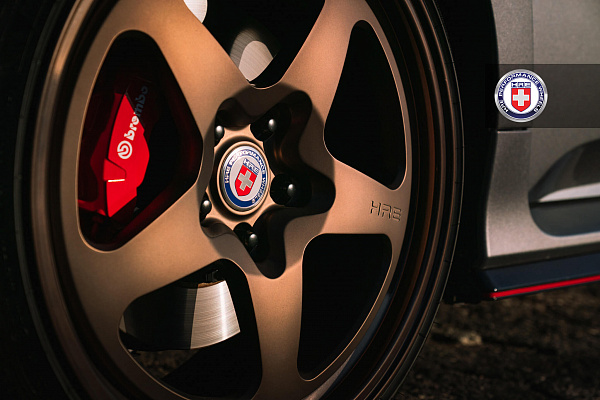 Фото дисков HRE 527 Глянцевая бронза на Honda Civic Type R FK8