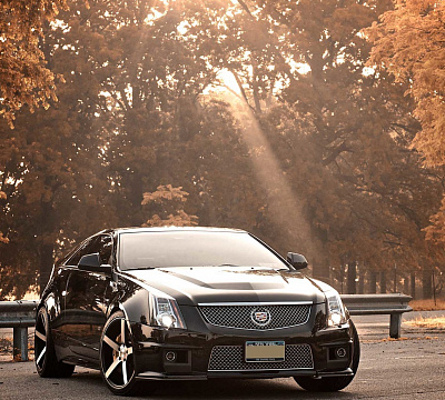 Фото дисков Vossen CV3 на Cadillac CTS II