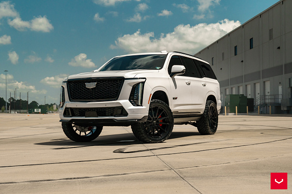 Фото дисков Vossen HF6-1 Черный глянец на Cadillac Escalade V