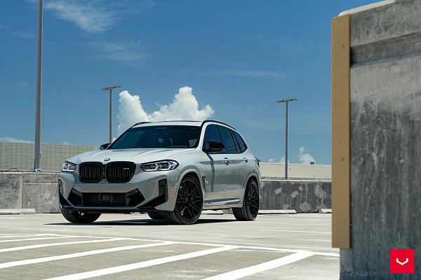 Фото дисков Vossen HF-7 Черный глянец на BMW X3/X3 M (G01/F97)