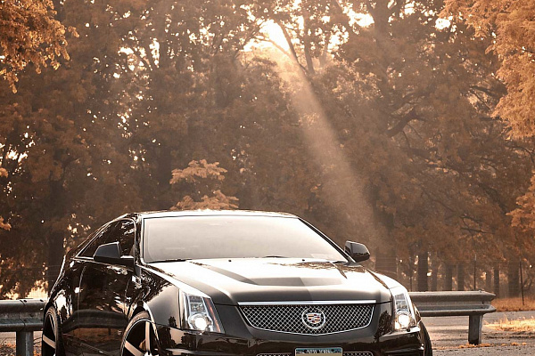 Фото дисков Vossen CV3 Алмазная проточка на Cadillac CTS II