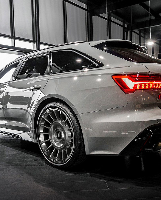 Фото дисков G-Falcon Глянцевый графит на Audi A/RS 6 (C8)