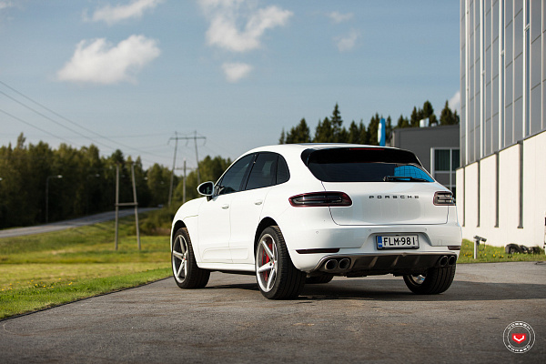 Фото дисков Vossen CG-201 Глянцевый лак на Porsche Macan I