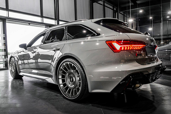 Фото дисков Carlex Design G-Falcon Глянцевый графит на Audi A/RS 6 (C8)