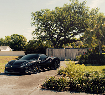 Фото дисков Vossen S21-01 на Ferrari 488