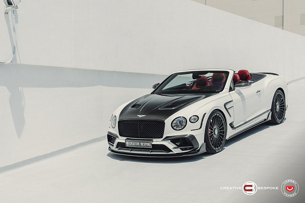 Фото дисков Vossen S17-13 Черный глянец на Bentley Continental GT III