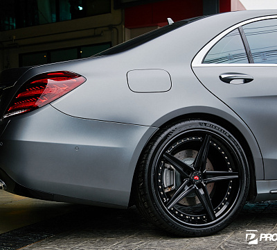 Фото дисков Vossen M-X5 (3-Piece) на Mercedes-Benz S-Class (W222, C217)