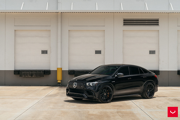 Фото дисков Vossen HF-7 Черный глянец на Mercedes-Benz GLE II