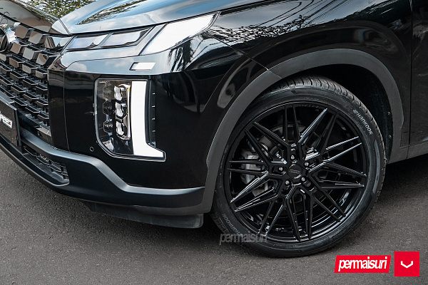 Фото дисков Vossen HF-7 Черный глянец на Hyundai Palisade I