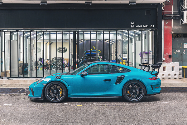 Фото дисков Brixton Forged CM5-R Черный сатин на Porsche 911 VII