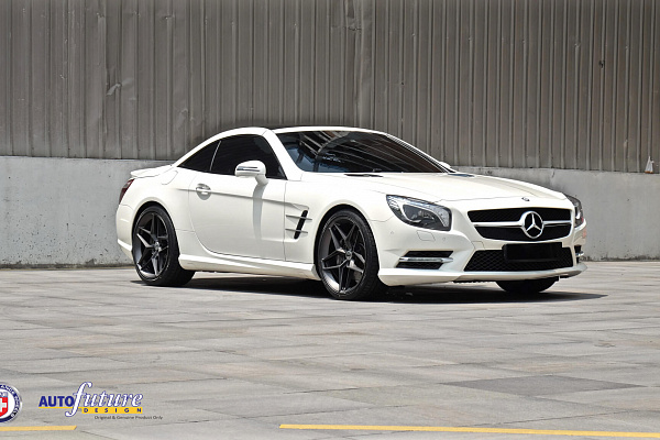 Фото дисков HRE FF11 Сатиновый графит на Mercedes-Benz SL (R231)