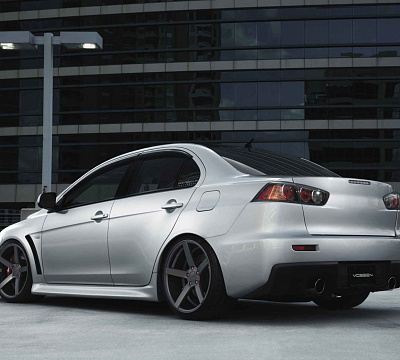 Фото дисков Vossen CV3 на Mitsubishi Lancer X