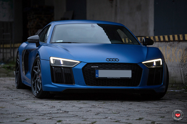 Фото дисков Vossen CG-209T (3-Piece) Сатиновый графит на Audi R8 (4S)