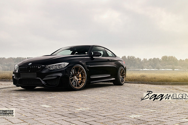 Фото дисков HRE P104 Сатиновая бронза на BMW 4/M4 (F32/F82)